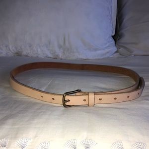 J. Crew Light Tan Beige Leather Belt